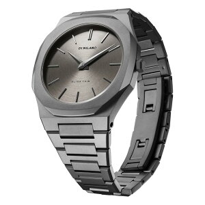[D1MILANO] D1�~���m �r���v �����Y UTBJ22 [ULTRA THIN] �E���g�� �V�� �A���g���`�[�e 40mm �X�e�����X �x���g �O���[ �A�i���O ������� �l�C �V���o�[ ��