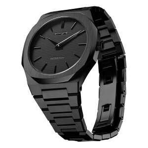 [D1MILANO] D1�~���m �r���v �����Y UTBJSH [ULTRA THIN] �E���g���V�� �V���h�E 40mm �X�e�����X�x���g �A�i���O ������� �l�C �u���b�N ��