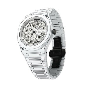[D1 MILANO] D1�~���m �����Y �r���v [SKELETON] �X�P���g�� �z���C�g �X�P�b�` �I�[�g�}�`�b�N �������� 40.5mm SKBJ20 ������� �l�C ��