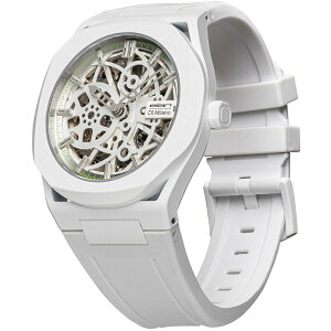 [D1 MILANO] D1 �~���m × �G���� �����Y �r���v �A�i���O �X�P���g�� �z���C�g Cerakote �R�[�e�B���O ���o�[�X�g���b�v 40.5mm SKRJEL ������� �l�C