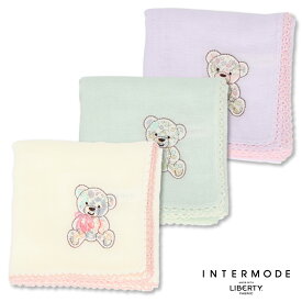 Summer Sale33%OFFリバティプリント ガーゼハンカチ くま 43cm×43cm【LIBERTY PRINT リバティ プリント コットン100％ ギフト プチギフト 引越 挨拶 内祝 お礼 お返し 退職 異動 】