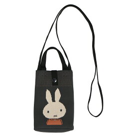 【クーポン有】【miffy（ミッフィー）】 ニットショルダーバッグ【2026SS】【ミッフィー ボリス ポーチ おしゃれ かわいい 斜め掛け 肩掛け ショルダーバッグ ポシェット ショルダー ニットポーチ スマホ】