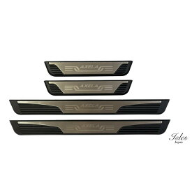 【即発送】AXELA 専用スカッフプレート サイドステップガード ステンレス製 傷防止 汚れ防止 簡単装着 4枚※北海道沖縄発送不可