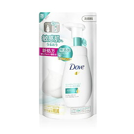 【即発送】Dove(ダヴ)ダヴ センシティブマイルド クリーミー泡洗顔料 つめかえ用 敏感肌用 無添加 乾燥肌140mL