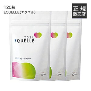 エクエル 【1〜3営業日出荷】パウチタイプ 大塚製薬 120粒×3袋 [ エクオール 大豆イソフラボン サプリ EQUELLE 【大人気】【メール便】【送料無料】楽天セールスタート