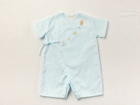 【公式 妖精の森】 ロンパース / おもちゃのくに / ブルー ・ ピンク │ コットン 出産祝い お祝い ベビー服 男の子 女の子 日本製 ベビー ギフト プレゼント 贈り物 新生児 長袖 半袖 つなぎ オールインワン 名入れ