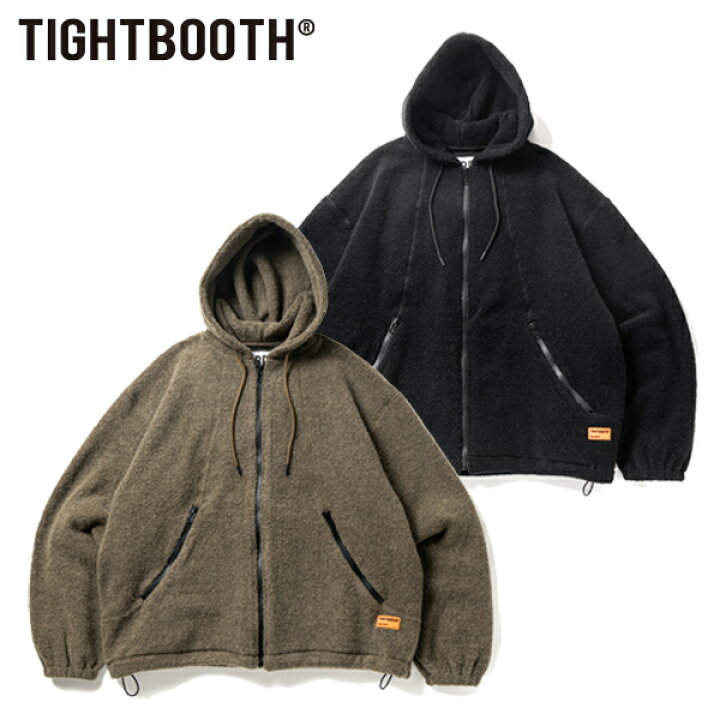楽天市場】TBPR(タイトブース)TightboothWOOL BOA HOODIE JKTFW22-SW02 
