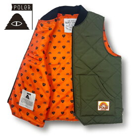 POLER(ポーラー)2023A/WPOLER DIAMOND QUILTED VEST2Colorベストアウトドアキャンプ