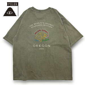 POLER(�|�[���[)2025S/SPRM PIGMENT SOUVENIR TEE �A�E�g�h�A�L�����v��������