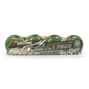 SPITFIRE WHEELSFORMULAFOUR CLASSICGREENSKATEBOARD WHEELS52mm/53mm99DURO(99A)(n[hEB[)(skateboard)(XP[g{[h)(XP{[)(Xsbgt@CA[)