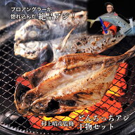 送料無料 運が良ければ 村上アジ 入る！ issei海太郎コラボ商品 数量限定販売 海太郎水産どんちっちアジ…