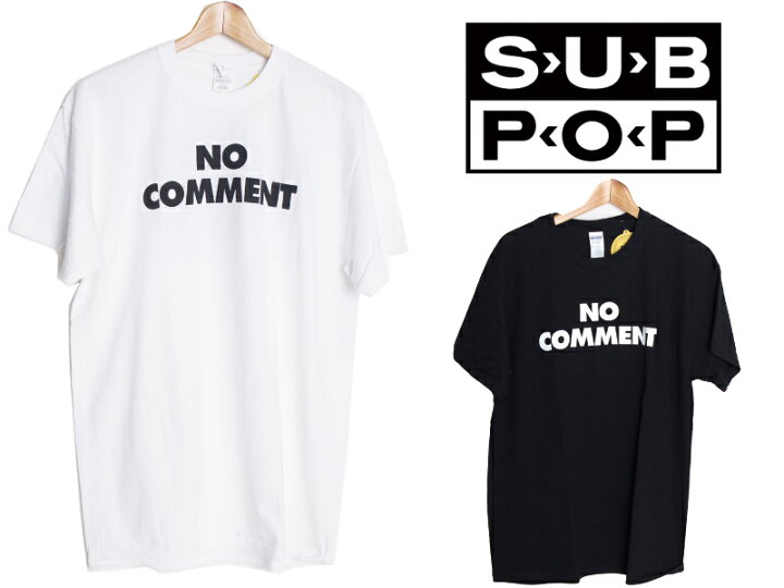 楽天市場】SUB POP RECORDS NO COMMENT Tシャツ サブ ポップ レーベル 