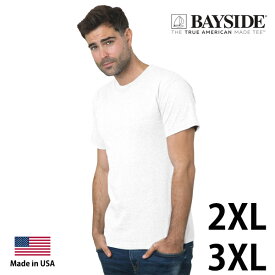 アメリカ生産 ベイサイド Tシャツ ユニオンメイド 2XL 3XLサイズ BAYSIDE MADE IN USA UNISEX UNION MADE CREW