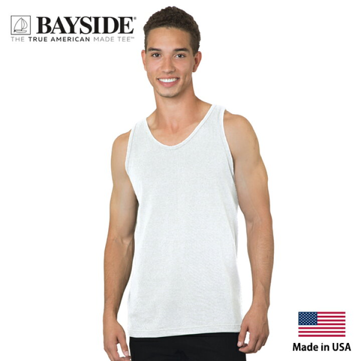 楽天市場】アメリカ生産 ベイサイド タンクトップ BAY SIDE MADE IN 