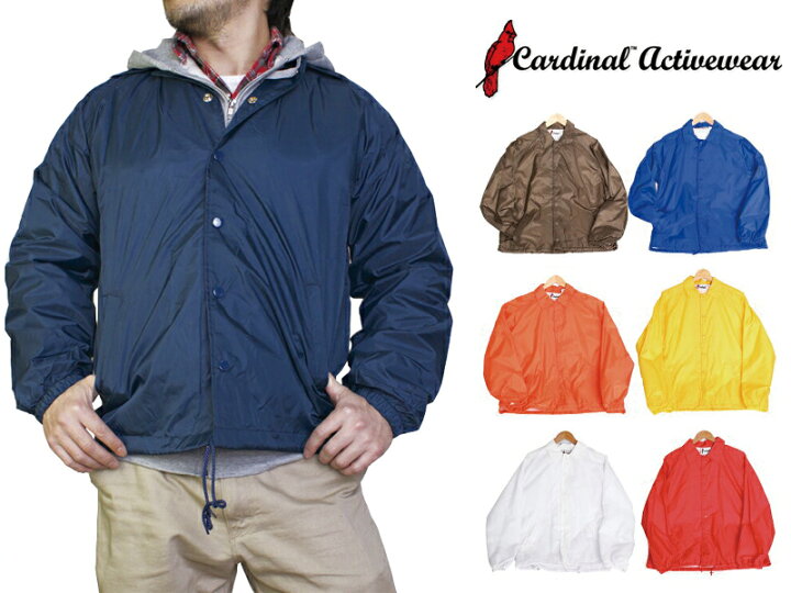 楽天市場】Cardinal Activewear カーディナル コーチジャケット メンズ 