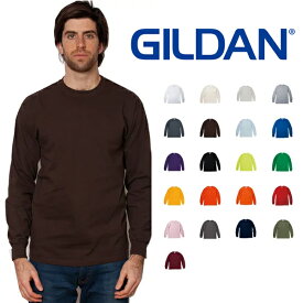 ギルダン GILDAN 長袖 ロングスリーブTシャツ キッズ＆メンズ カラー YL〜XLサイズ #2400 Ultra Cotton 6.0 oz ロンT