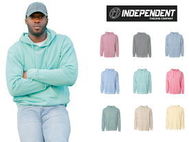 INDEPENDENT インディペンデント プルオーバー パーカー メンズ レディース UNISEX MIDWEIGHT PIGMENT DYED HOODED PULLOVER