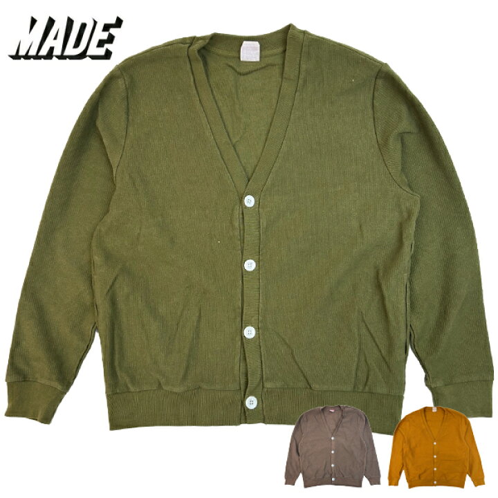 楽天市場】Made Blanks メイドブランクス コーデュロイ カーディガン 