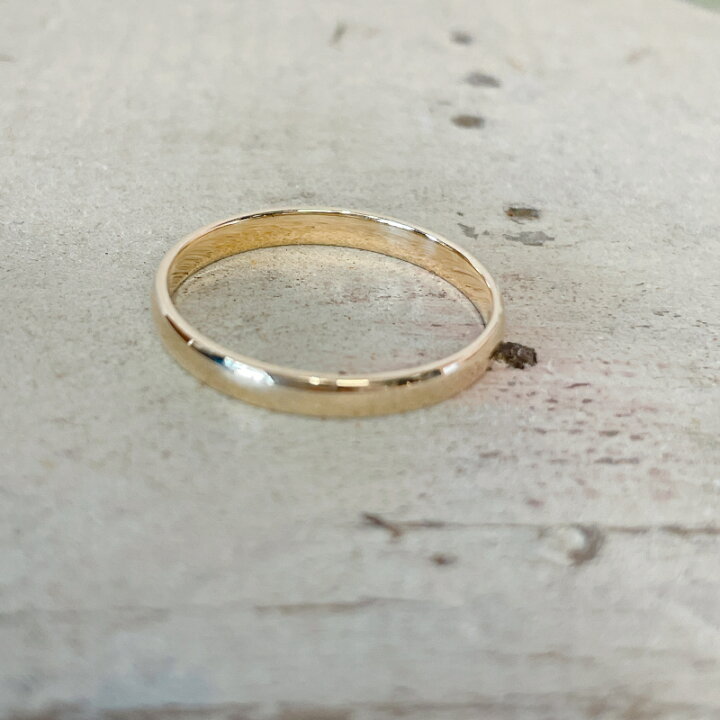 楽天市場】14金 14K Regular Fit Ring リング K14 幅3mm 25号 イエロー 