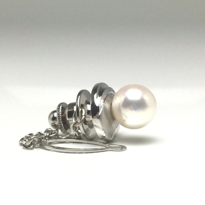 楽天市場】真珠 ネクタイピン パール アコヤ真珠 カフス セット 8.8mm 