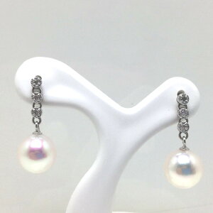 �^�� �s�A�X �p�[�� �A�R���^�� �X�^�b�h 8.0mm �z���C�g�s���N K14 �z���C�g�S�[���h �_�C�������h 0.06ct 79414 �C�\���p�[��