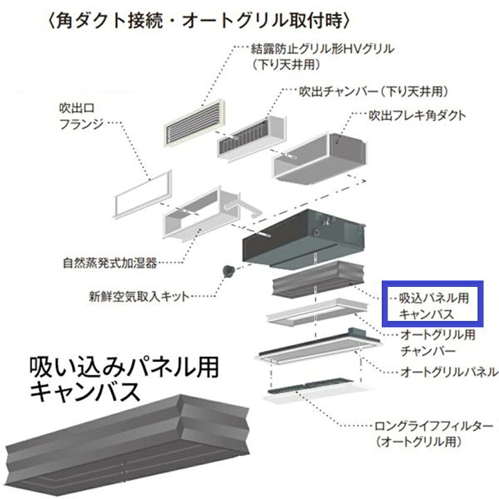 楽天市場】吸込パネル用キャンバス KSA25L36 : 電材センタ一成