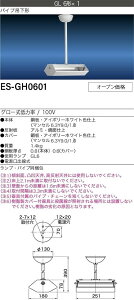 yԕi ۏؗLz ݉`Eۓ HEqɗp(vt) 100V 50Hz ES-GH0601
