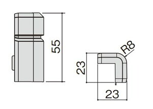 �R�[�i�[�L���b�v�o�� ����9�^�p �p�[���O���[ 10�� QPE119ADYJV-10