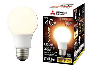 LED�d�� 2700K �d���F E26���� LDA4L-G/40/S-A