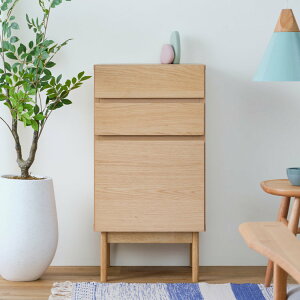 【公式】ファックス台 FAX台 ルーター収納 リビングボード サイドボード 幅43 収納 キャビネット リビング ダイニング モダン シンプル オイル仕上 家具 ベージュ オーク 扉付き お洒落 品質