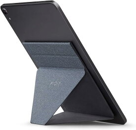 MOFT X iPadスタンド タブレットスタンド 軽量 折りたたみ 角度調整可能 収納便利 持ち運び便利 グレー iPad対応 第9世代iPad (9.7~13インチ 単品)