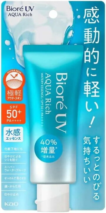 楽天市場】花王ビオレUVアクアリッチ ウォータリーエッセンス 70g 