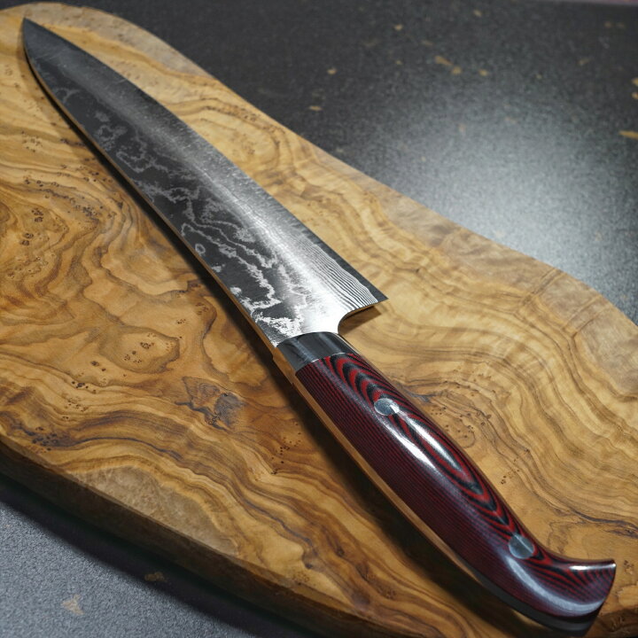 楽天市場】【楽天1位】包丁 牛刀 180mm ダマスカス ステンレス  