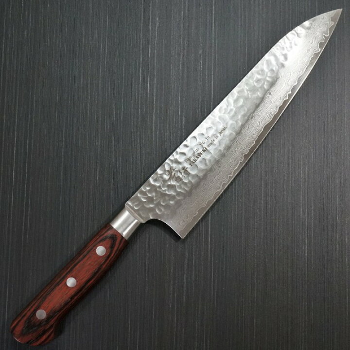 楽天市場】【楽天1位】包丁 牛刀 240mm 33層ダマスカス V金10号 