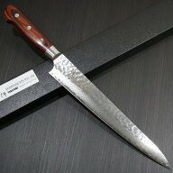 【楽天1位】包丁 筋引 240mm 筋引き 33層ダマスカス V金10号 ステンレス 槌目 8寸 堺孝行 日本製 すごく …