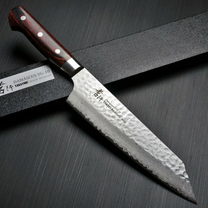 楽天市場】【楽天1位】包丁 剣型牛刀 190mm 33層ダマスカス V金10号 