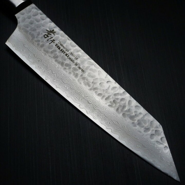 楽天市場】【楽天1位】包丁 剣型牛刀 190mm 33層ダマスカス V金10号 