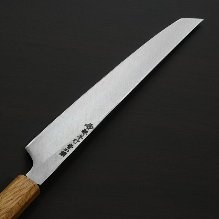 楽天市場】包丁 柳刃 先丸柳刃 300mm 青二鋼 焔 紅蓮 玄武 堺孝行 堺 