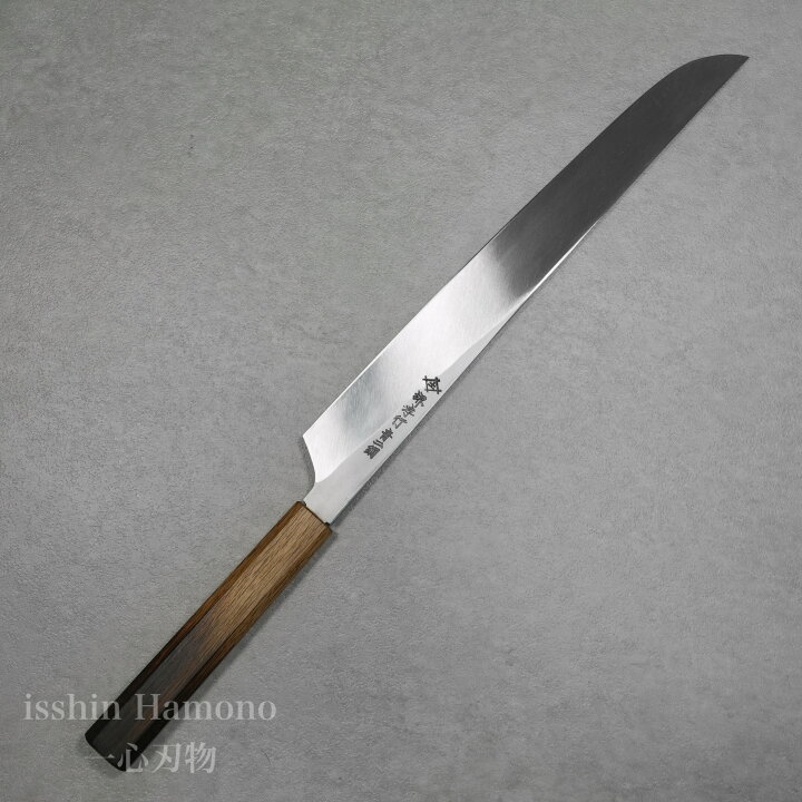 楽天市場】包丁 柳刃 先丸柳刃 300mm 青二鋼 焔 紅蓮 玄武 堺孝行 堺 