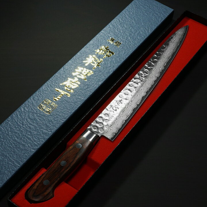 楽天市場】【楽天1位】【人気商品】包丁 筋引 240mm 筋引き ダマスカス  