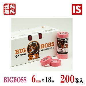 yX[p[SALEXP3{z  JH BIGBOSS 6mm×18m 200 }XLOe[v mt  ԗ h { yL h }XLO ACGXVbv