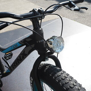 楽天市場 送料無料 レトロ 砲弾型 自転車用 おしゃれ Ledライト ファットバイク ロードバイク 砲弾ライト かっこいい 取付金具2種類付き 一勝堂