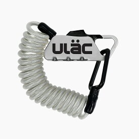 【2/15★ポイント2倍】自転車 鍵 ダイヤル ワイヤーロック 軽量 Ulac 3桁 サドルロック カラビナ 盗難防止 防犯 カギ 暗証番号 ケーブルロック