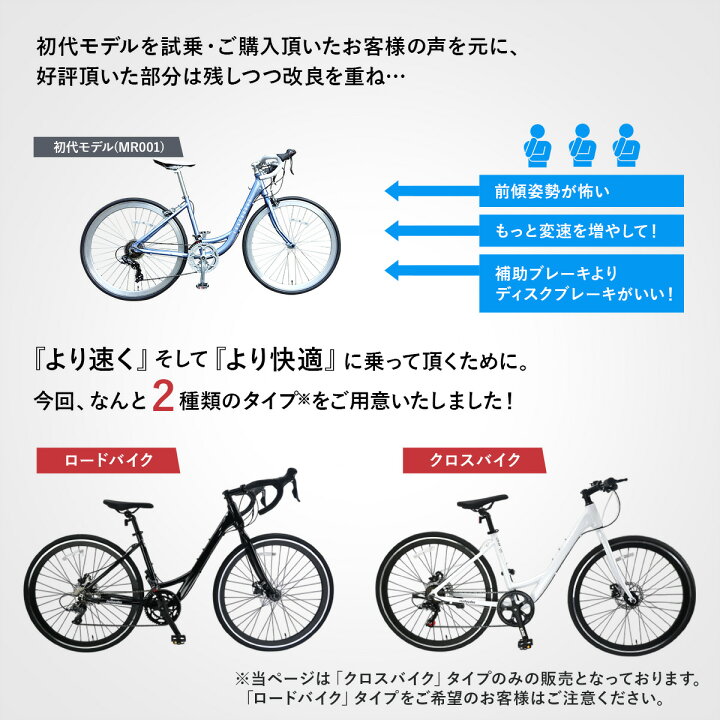 楽天市場】【送料無料】トップチューブレス クロスバイク 自転車 