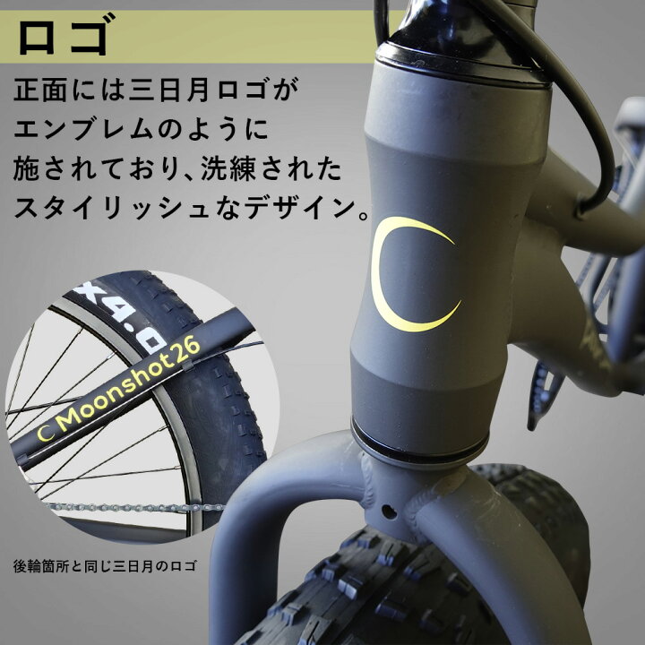 楽天市場】ド迫力の極太! ファットバイク Wディスク 軽量アルミ 
