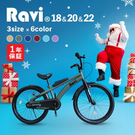 【いちばの日★ポイント2倍】【特別価格★2180円OFF！】【クリスマスプレゼントに】【送料無料】子供用自転車 子ども自転車 ジュニア自転車 Ravi SMART ラビスマート 18インチ 20インチ 22インチ 男の子 女の子 小学生向け 軽量 プレゼント ギフト 誕生日 自転車