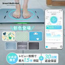 スマートバスマット 体組成計 珪藻土バスマット バスマット ソフト珪藻土マット iphone 連動 wi-fi お風呂マット スマ…