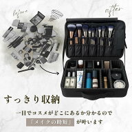 メイクボックス メイクポーチ 大容量 コスメボックス 化粧ポーチ コスメポーチ プロ用 収納ケース 持ち運…