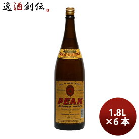 ウイスキー 玉泉堂 ピーク 1800ml 1.8L 6本 1ケース のし・ギフト・サンプル各種対応不可