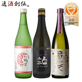 ワイングラスでおいしい日本酒アワード 2022 純米吟醸 3本 飲み比べセット 720ml 越乃梅里 人気一 澤乃井